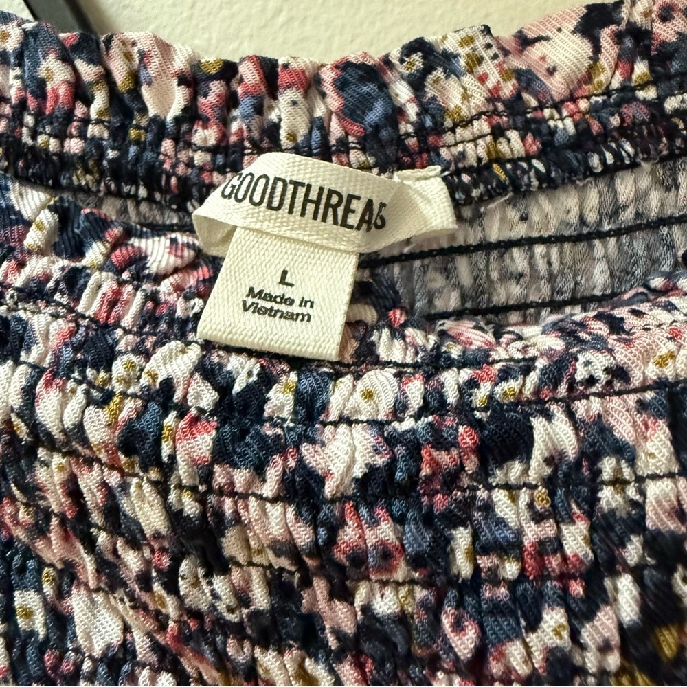 Goodthreads Smocked Ruffled Blouse - Picture 4 of 7